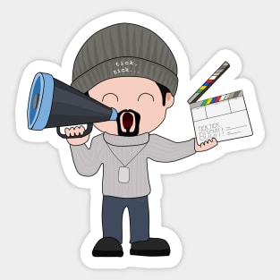 Director Lin cartoon | LMM Sticker